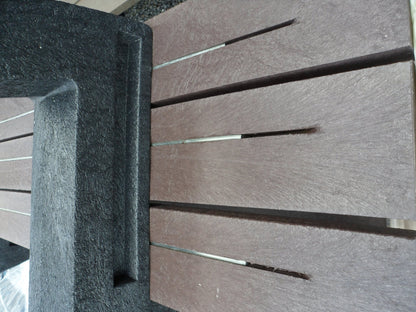 Plastplanke med Jernforstærkning – Sort - Plastplanker -  - Plastplanke