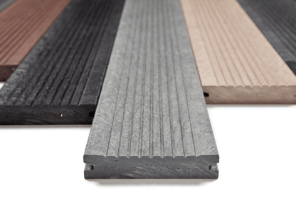 Plast Terrasseplanker - Sort - Plastplanker -  - Terrassebrædder