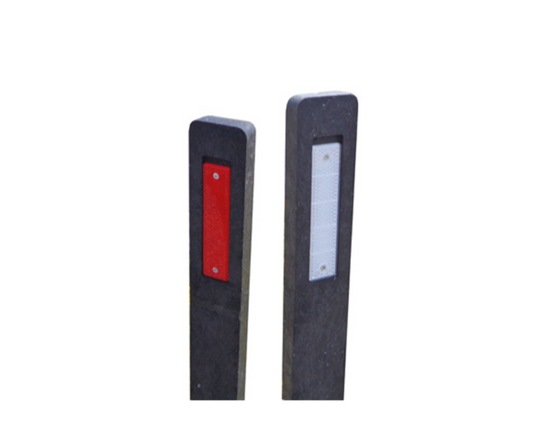 Vejside mærke med reflektion - Plastplanker -  - 