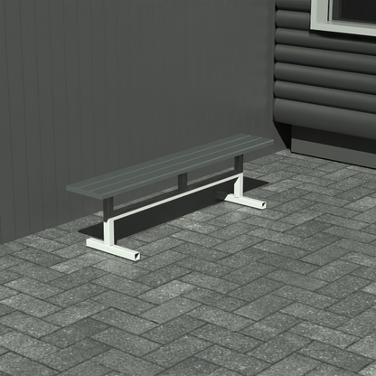 Bænk - Uden ryglæn - Plastplanker -  - Bænke