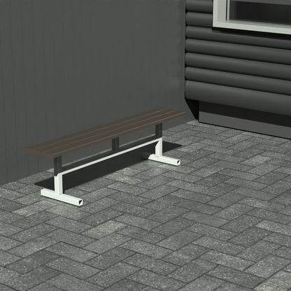 Bænk - Uden ryglæn - Plastplanker -  - Bænke