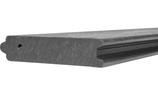 Fer/Not Plastplanke med Struktur – Aske grå - Plastplanker -  - Fer/not plastplanke