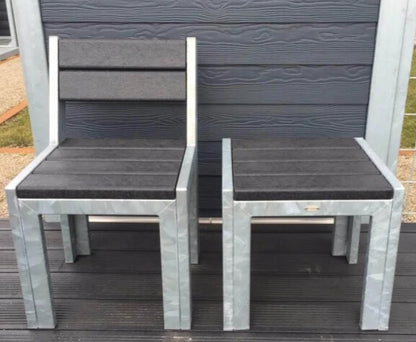 Opal Café stol - Uden ryglæn - Plastplanker -  - Opal Stol uden ryglæn