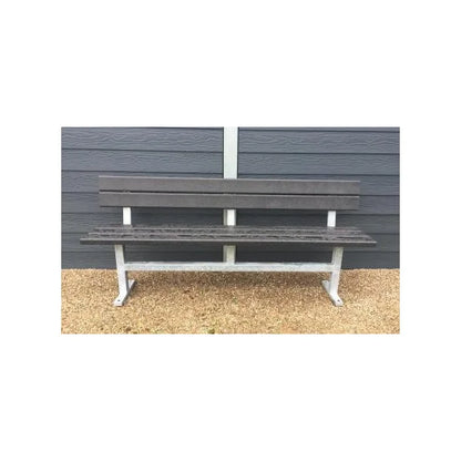 Bænk - Med ryglæn - Plastplanker -  - Bænke