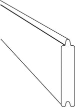 Fer/not plastplanke - Aske grå - Plastplanker -  - Fer/not plastplanke