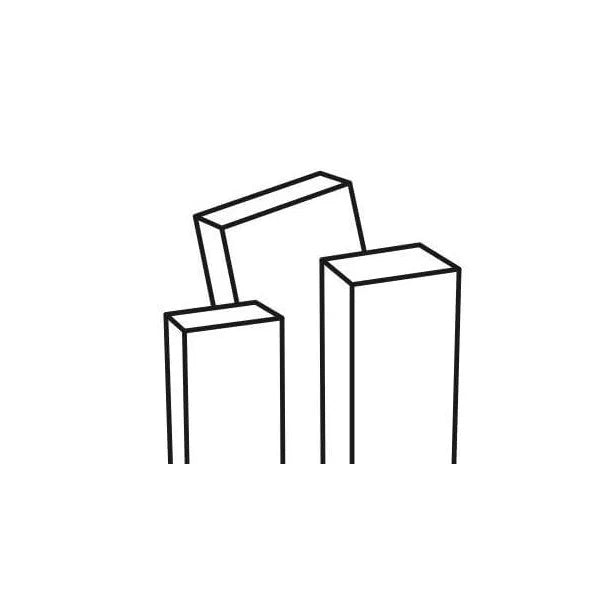 Lægte - Grå - Plastplanker -  - Plastplanke