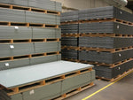 Glat plastplade - Grå - Plastplanker -  - plastplade