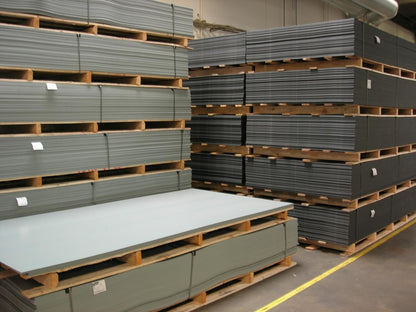 Glat plastplade - Grå - Plastplanker -  - plastplade