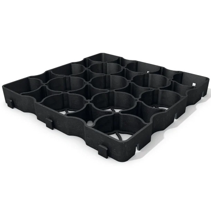 Græsarmeringsflise - Sort - Plastplanker -  - Græsarmeringsflise