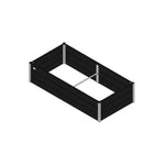 Højbed Classic - Sort - Plastplanker -  - Højbede