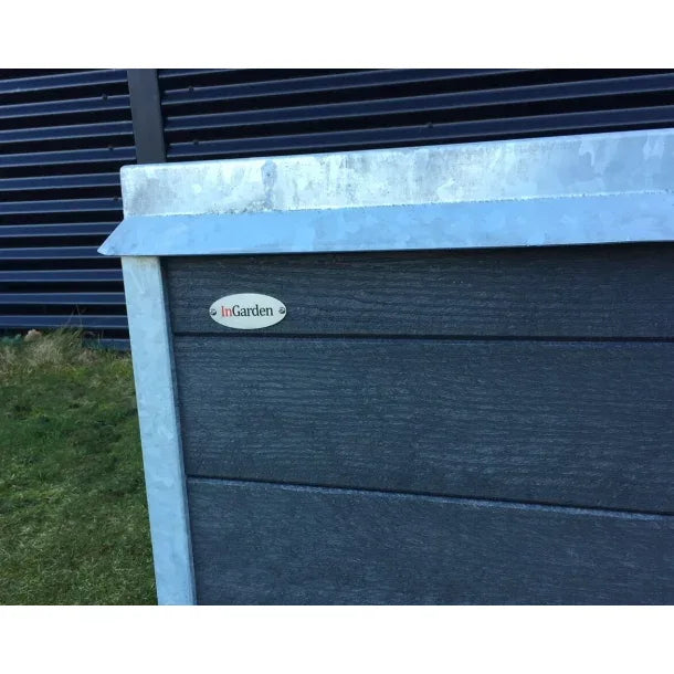 Pallkrage Struktur med snigelkant - Antracit