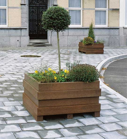 Blomsterkrukke - Madrid - Model C - Plastplanker -  - Blomsterkrukke