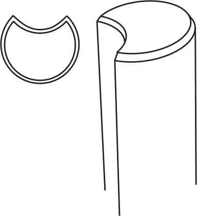 Palisader - Brun - Plastplanker -  - Palisader