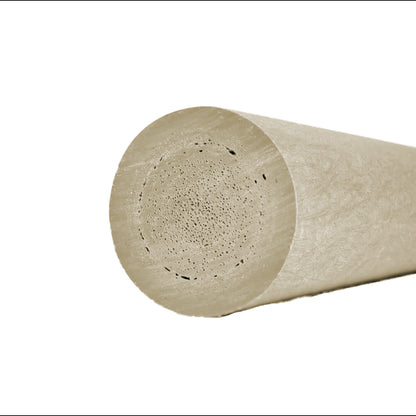 Runde stolper - Beige - Plastplanker -  - Rund stolpe