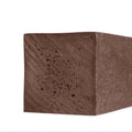 Fyrkantig stolpe - Brun