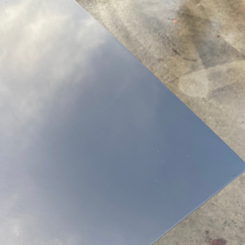 Glat plastplade - Grå - Plastplanker -  - plastplade