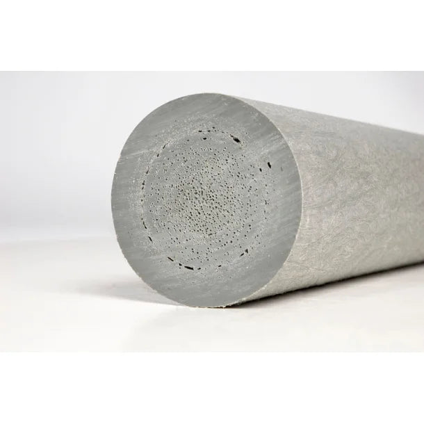 Runde stolper - Beige - Plastplanker -  - Rund stolpe