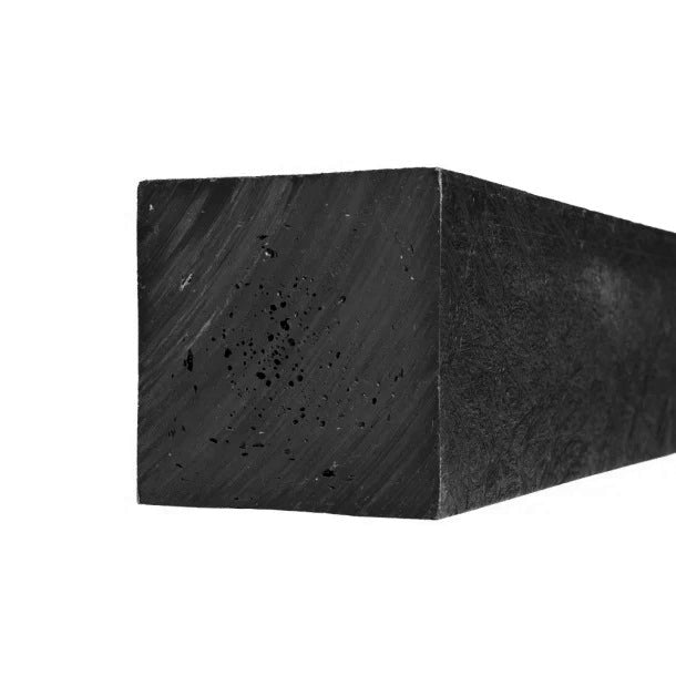 Fyrkantig stolpe - Svart