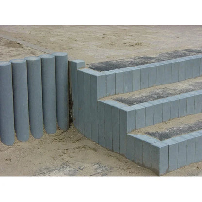 Runde stolper - Beige - Plastplanker -  - Rund stolpe