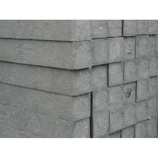 Firkantet stolpe - Beige - Plastplanker -  - Firkantet Stolpe