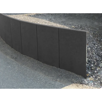Støttemur - Sort - Plastplanker -  - Støttemur