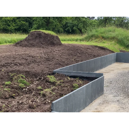 Støttemur - Sort - Plastplanker -  - Støttemur