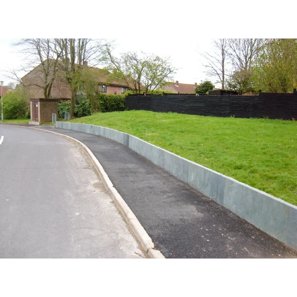 Støttemur - Sort - Plastplanker -  - Støttemur