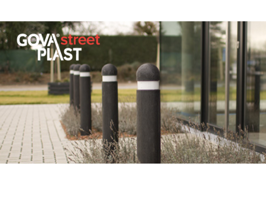 Rund parkeringspullert - Plastplanker -  - Trafik