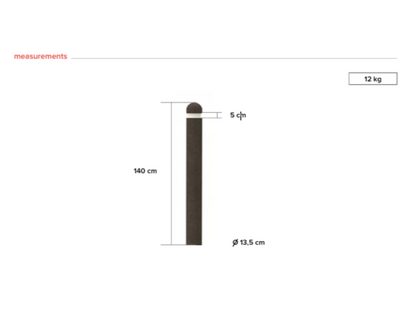 Rund parkeringspullert - Plastplanker -  - Trafik